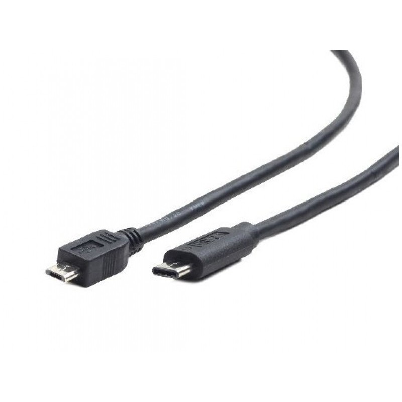 Cavo da BM a tipo C da USB 2.0 CableXpert Micro 1 m CCP-USB2-mBMCM-1M