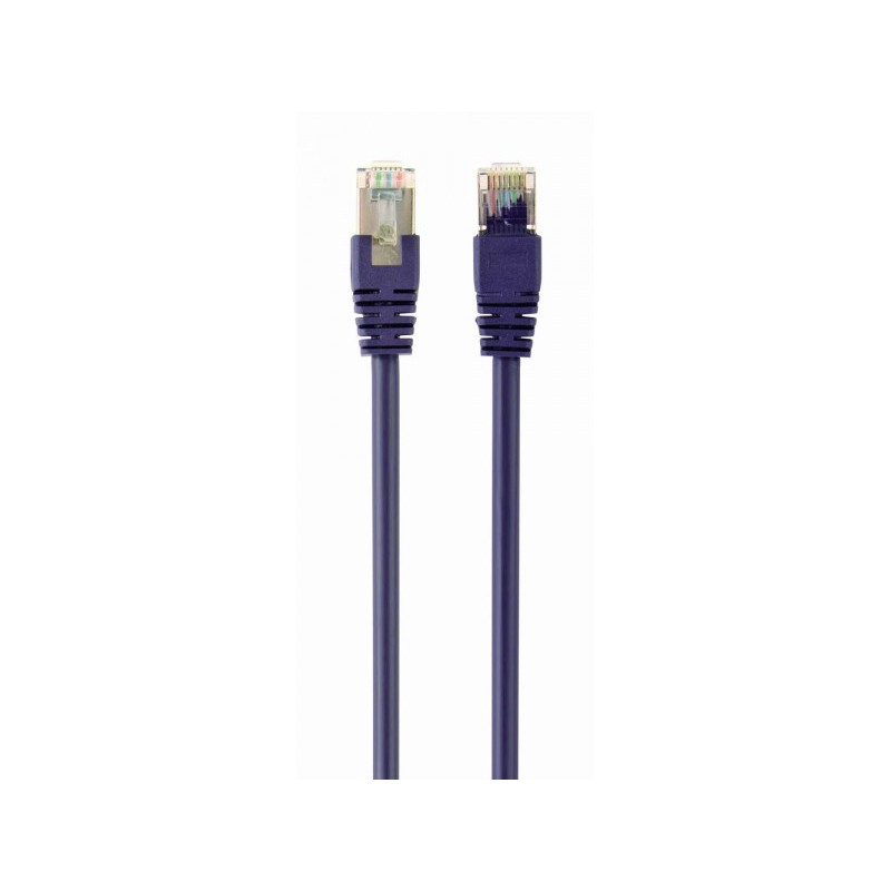 Cavo adattatore CableXpert RJ45 cat. 6A SFTP LSZH 0.5m viola - PP6A-L