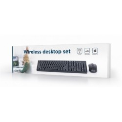 Set desktop wireless Gembird KBS-W-01