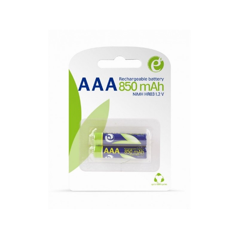 Batteria EnerGenie Ni-MH AAA 850 mAh pacco da 2 EG-BA-AAA8R-01