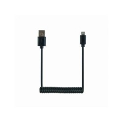 CableXpert Cavo micro USB intrecciato 1,8 m nero CC-mUSB2C-AMBM-6