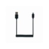 CableXpert Cavo micro USB intrecciato 1,8 m nero CC-mUSB2C-AMBM-6