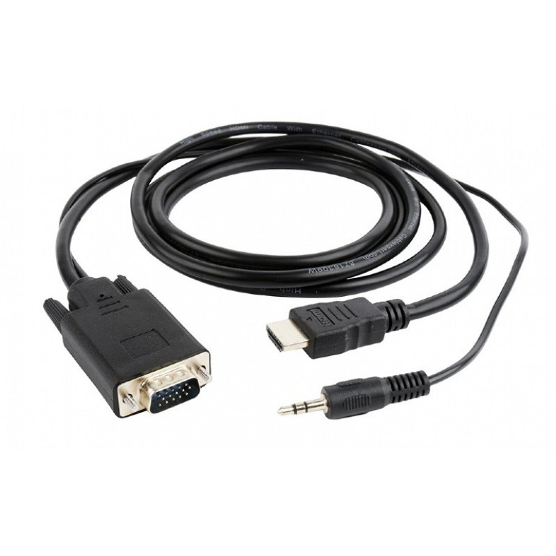 CableXpert VGA - HDMI/3,5 mm - Maschio - Maschio - 1920 x 1080 pixel 