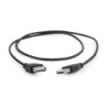 Cavo di prolunga USB 2.0 CableXpert 0,75 m CC-USB2-AMAF-75CM/300-BK