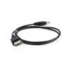 Cavo di prolunga USB 2.0 CableXpert 0,75 m CC-USB2-AMAF-75CM/300-BK