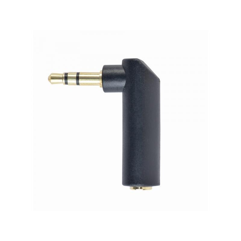 Adattatore angolare audio stereo CableXpert da 3,5 mm 90&deg; A-3,5 M-3,