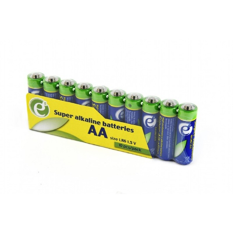 Batterie EnerGenie Super alcaline AA confezione da 10 EG-BA-AASA-01