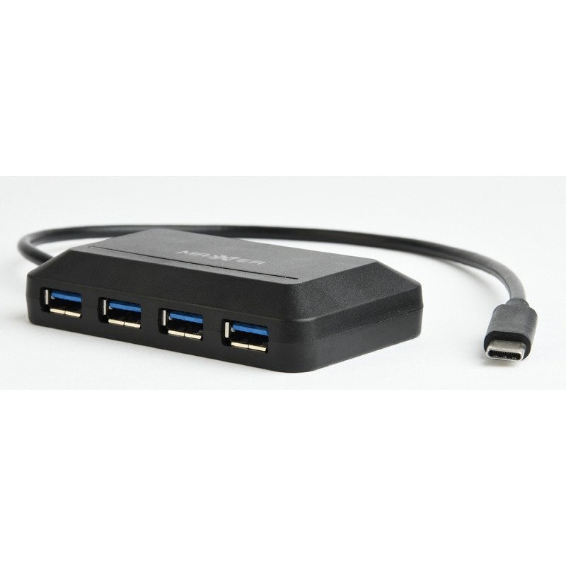 Maxxter HUB USB 3.1 Tipo-C a 4 porte - ACT-HUB3C-4P