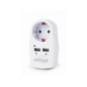 Caricabatterie USB a 2 porte EnerGenie bianco EG-ACU2-02