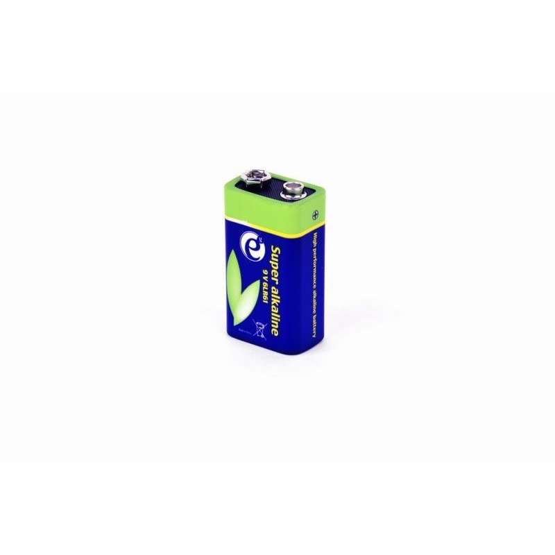 Blister batterie alcaline EnerGenie 9V 6LR61 EG-BA-6LR61-01