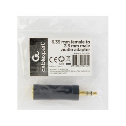 Adattatore audio CableXpert da 1/4&quot; a 3,5 mm A-6.35F-3.5M