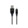 CableXpert Cavo a 8 pin intrecciato in cotone premium 1 m CC-USB2B-AM