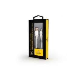 CableXpert Cavo di ricarica Micro-USB 2 m argento/bianco CC-USB2B-AMm