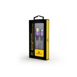 Cavo di ricarica micro-USB CableXpert 2 m viola/bianco CC-USB2B-AMmBM