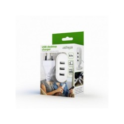 Caricabatteria da tavolo USB universale EnerGenie bianco 31 A EG-U3C