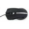 Mouse USB G-laser Gembird 2400 dpi 6 pulsanti nero - Mouse MUS-GU-02