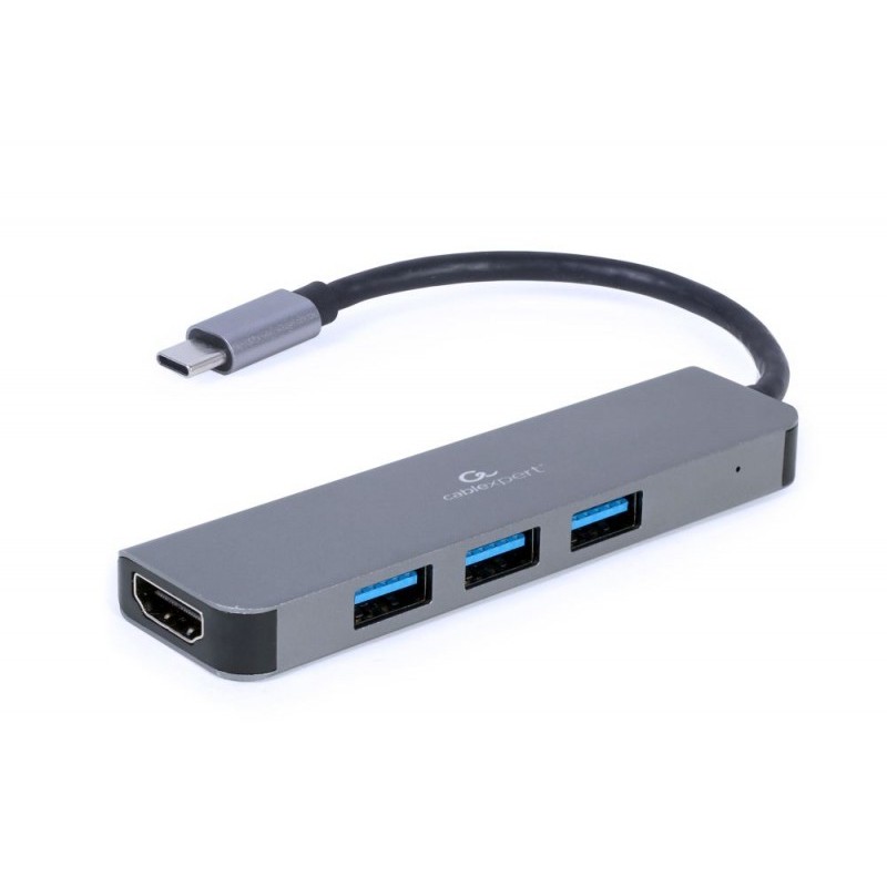 Adattatore combinato USB Type-C 2 in 1 CableXpert (Hub HDMI) - A-CM-C