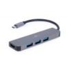 Adattatore combinato USB Type-C 2 in 1 CableXpert (Hub HDMI) - A-CM-C