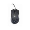 Mouse da gioco USB LED Gembird 7 pulsanti 3600 DPI nero MUSG-RGB-01