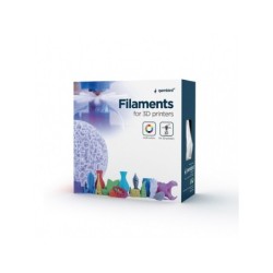 Filamento Gembird, PLA flessibile, nero, 1,75 mm, 1 kg - 3DP-PLA-FL-0