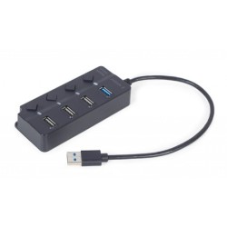 Hub USB 3.1 Gen 1 a 4 porte Gembird - UHB-U3P1U2P3P-01