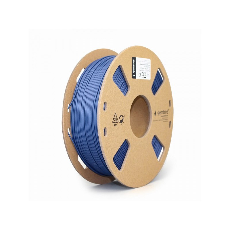 Filamento Gembird opaco PLA Navy 1,75 mm 1 kg 3DP-PLA-01-MTNB