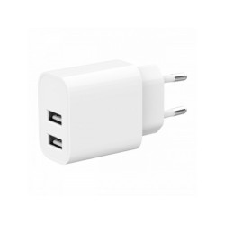 Caricabatterie USB universale Gembird con 2 porte 2,4 A bianco TA-UC-