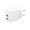 Caricabatterie USB universale Gembird con 2 porte 2,4 A bianco TA-UC-