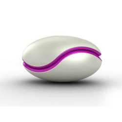 ZINI DUEX VIBRATOR, 5 FUNKT. , LADBAR, 2ER SET, WEISS/PINK, 11CM