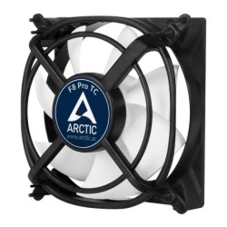 ARCTIC F8 Pro TC Case per computer Ventilatore 8 cm Nero, Bianco 1 pz