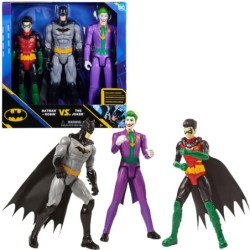 DC Comics , Batman e Robin vs. The Joker, action figure da 30 cm, gio