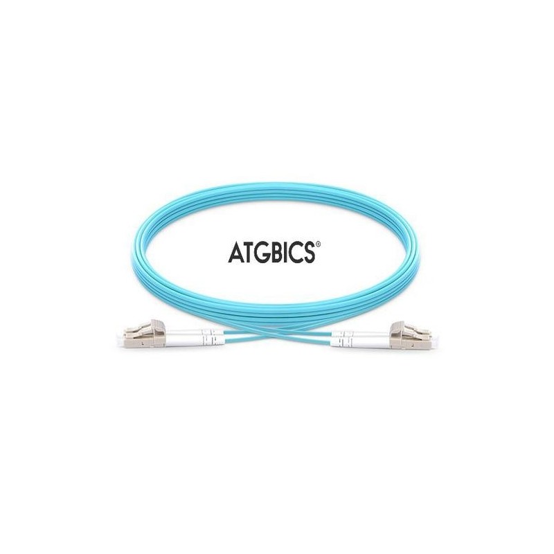 ATGBICS CAB-OM4-LC-LC-10M-D cavo a fibre ottiche OFNR Colore acqua