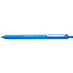 Penna a sfera retrattile Pentel iZee - Punta da 0,7 mm - Corsa da 0,3