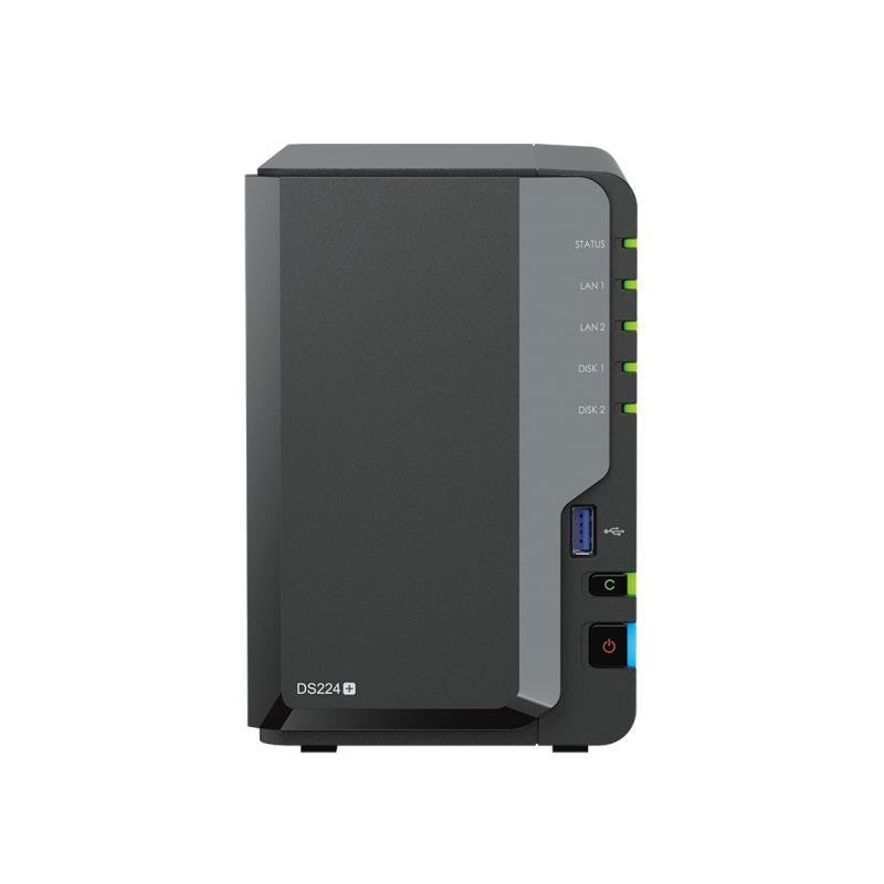 NAS assemblato Synology DS224+ 32TB (2x16TB) con HDD Synology HAT