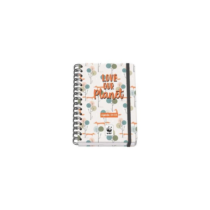 Dohe WWF Love our Planet Agenda scolastica a spirale cablata A5 - Vis