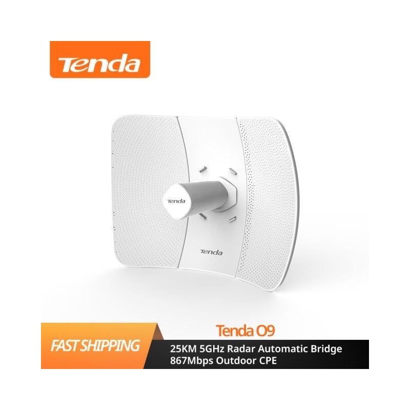 ACCESS POINT WIRELESS N TENDA O9 OUTDOOR CPE Vel. max 867 Mbps 5GHz A