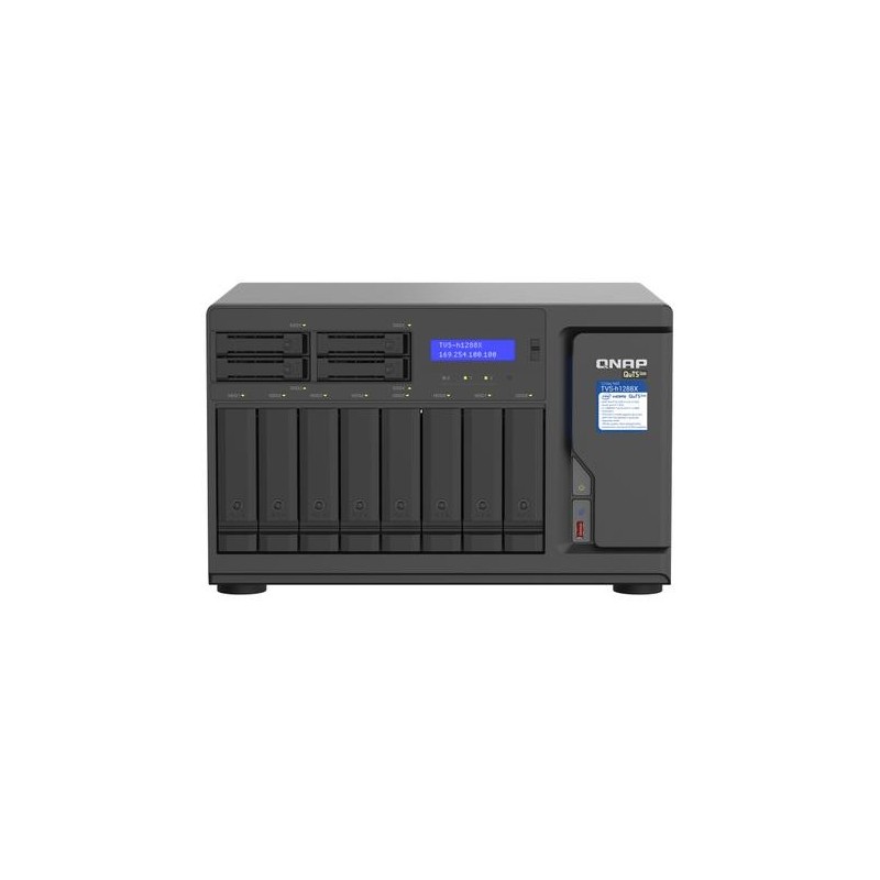 QNAP TVS-h1288X NAS Tower Collegamento ethernet LAN Nero W-1250