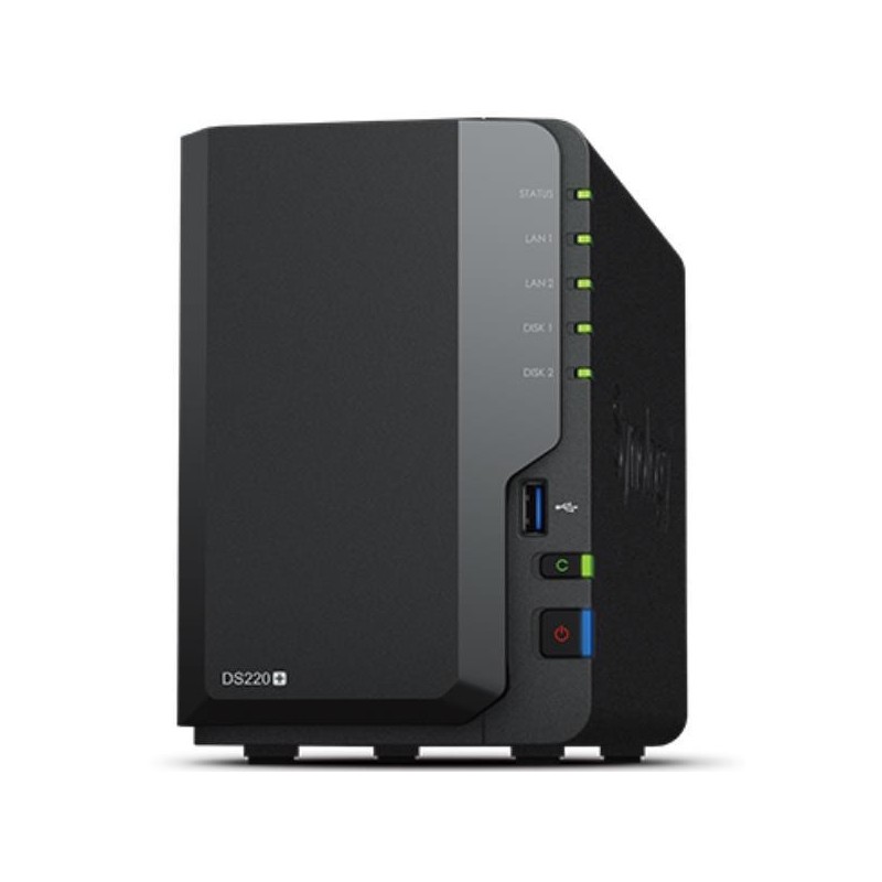 SYNOLOGY NETWORK ATTACHED STORAGE NAS DI RETE 2X SLOT BAY DS220+