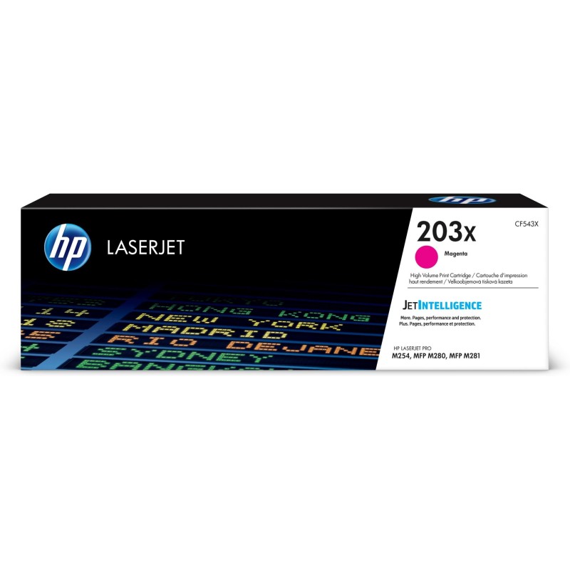 HP Cartuccia toner magenta originale ad alta capacit&Atilde;&nbsp; LaserJet 203X