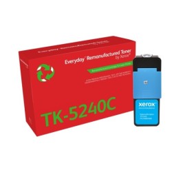 EVERYDAY REMANUFACTURED TONER - CYAN REPLACES KYOCERA TK-5240C