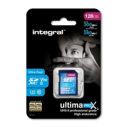 INTEGRAL ULTIMAPRO X2 - CARTE M&Eacute;MOIRE FLASH - 128 GO - VIDEO CLASS V