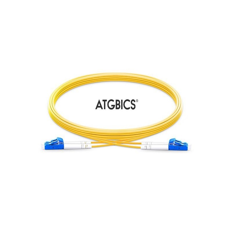 ATGBICS CAB-OS2-LC-LC-3M-D cavo a fibre ottiche OFNR Giallo (LC-LC OS