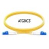 ATGBICS CAB-OS2-LC-LC-3M-D cavo a fibre ottiche OFNR Giallo (LC-LC OS