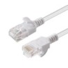 U/UTP CAT6A Slim 0.15M White - Warranty: 300M