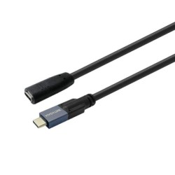 USB-C male to female 0,3m - USB3.2 Supports 20 Gbps data - Warranty: 