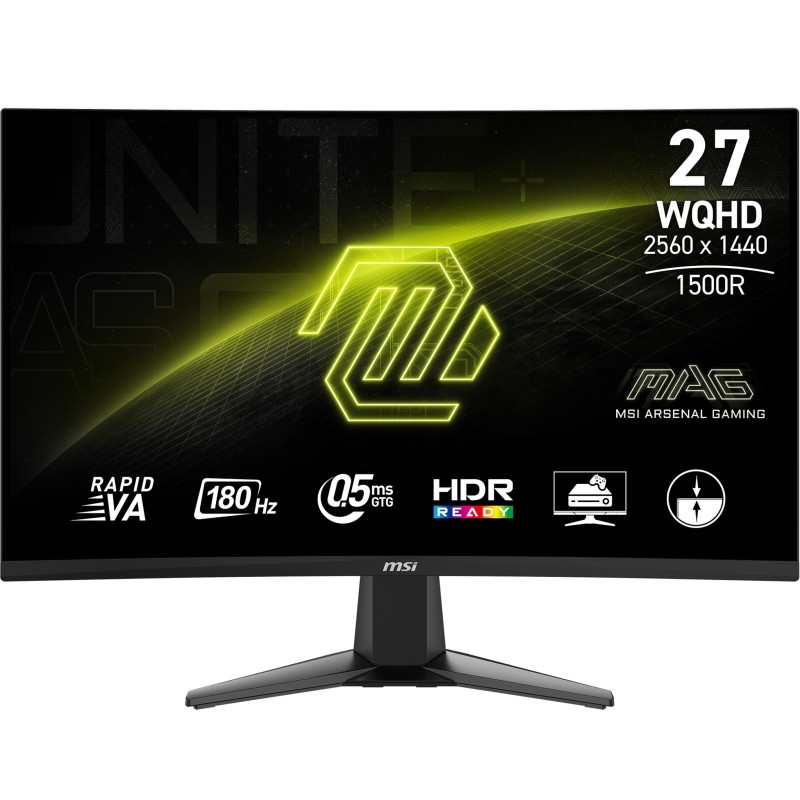 MSI MAG 27CQ6F Monitor PC 68,6 cm (27&quot;) 2560 x 1440 Pixel Quad HD LCD