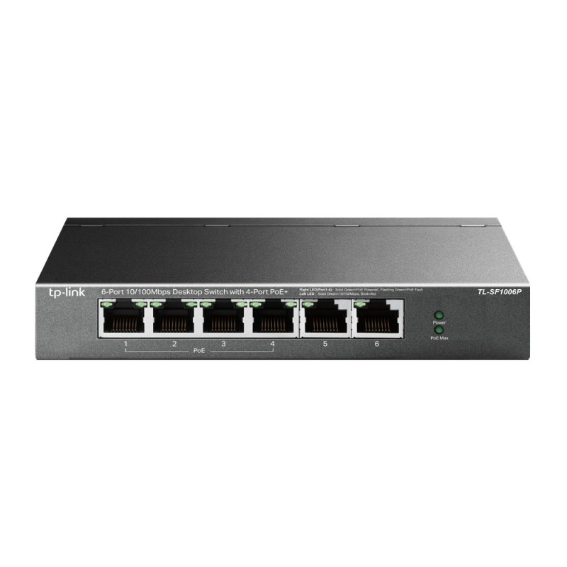 TP-Link TL-SF1006P switch di rete Non gestito Fast Ethernet (10/100) 