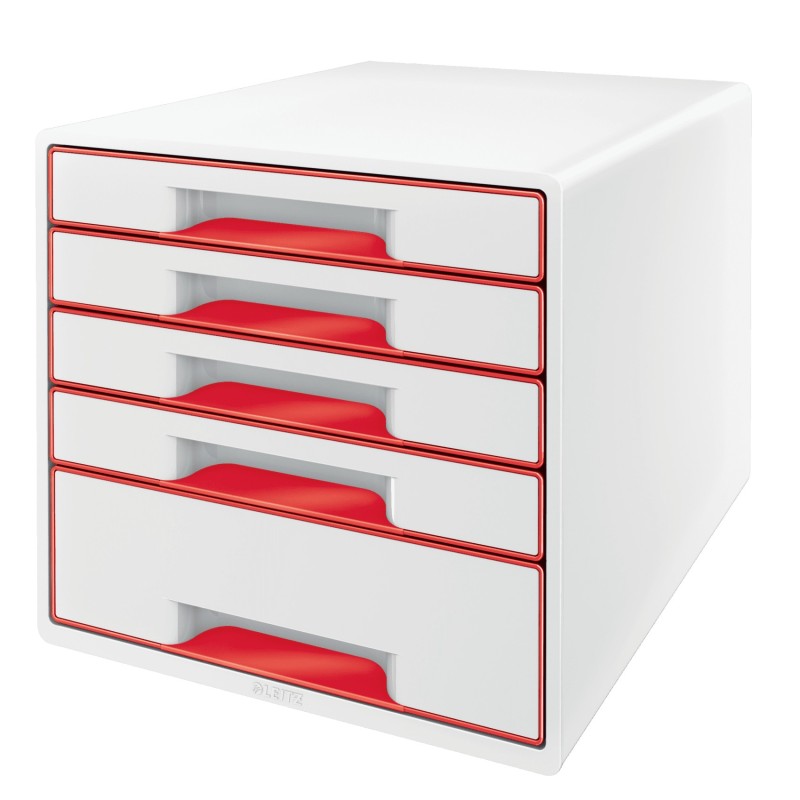 Leitz WOW CUBE Rosso, Bianco