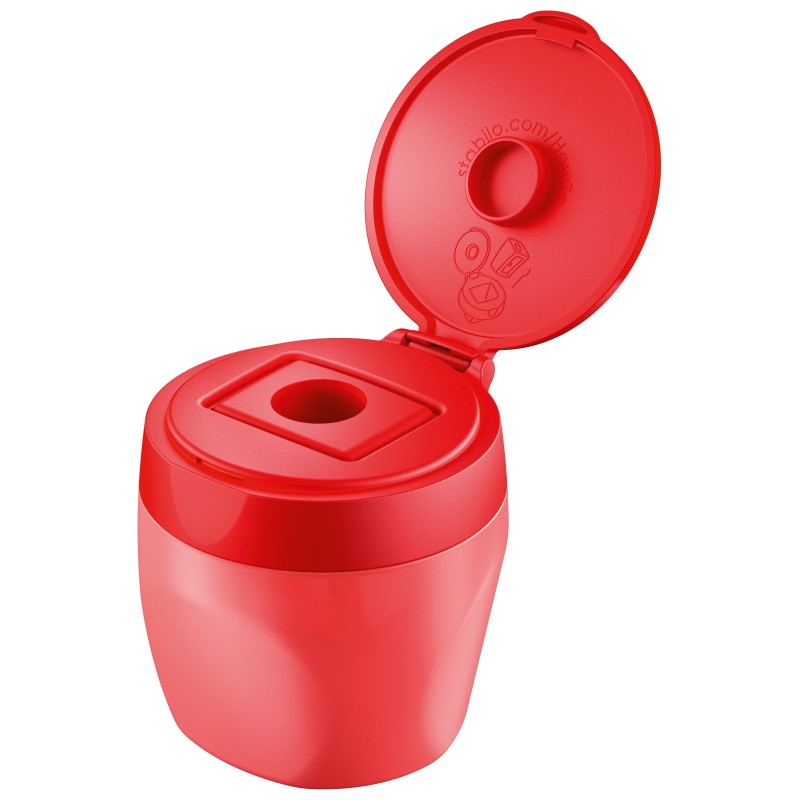 STABILO woody 3 in 1 Temperamatite manuale Rosso