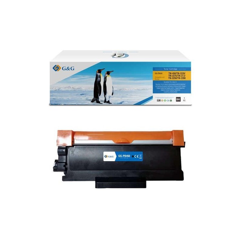 Cartuccia toner generica di alta qualit&agrave; per Brother TN2220/TN2210/T